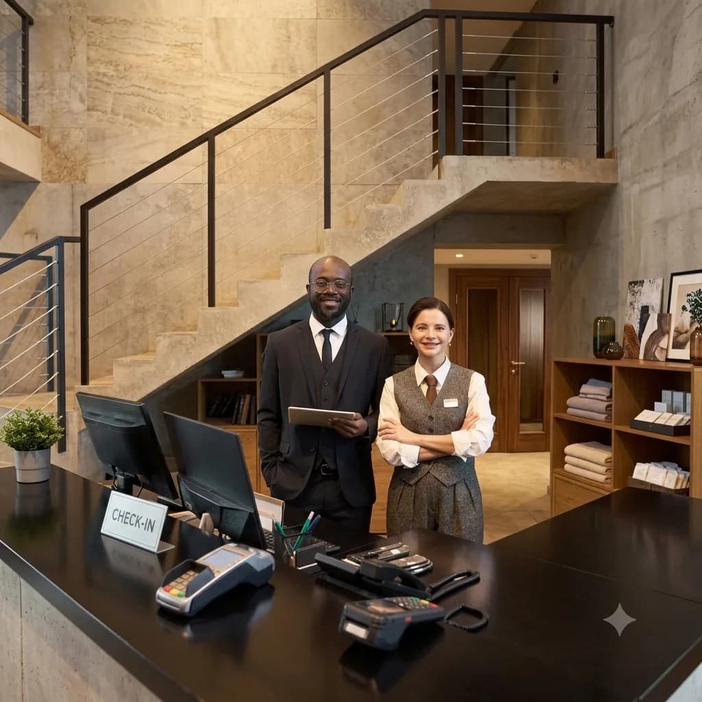 Smart hotel control interface